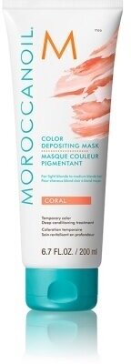 Тонирующая маска Color Depositing Mask Coral (142886, 200 мл) Moroccanoil - фото №1