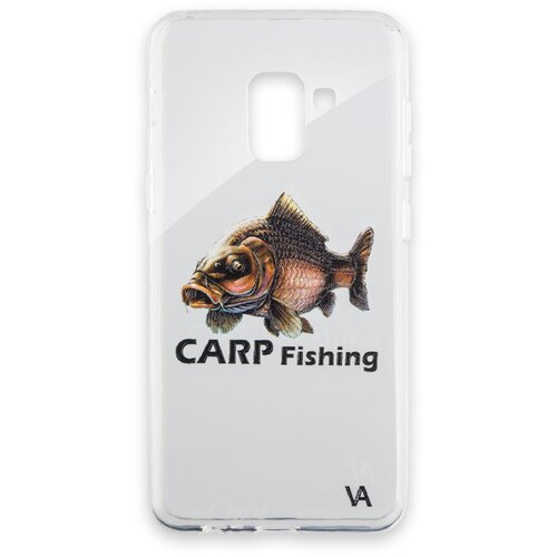 фото Чехол силиконовый veduta samsung galaxy a8 carp fishing