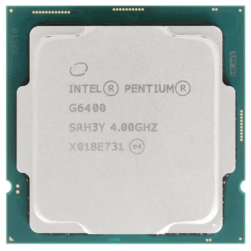 Процессор Intel Pentium Gold G6400 LGA1200, 2 x 4000 МГц, OEM процессор intel pentium gold g7400 lga1700 2 x 3700 мгц oem