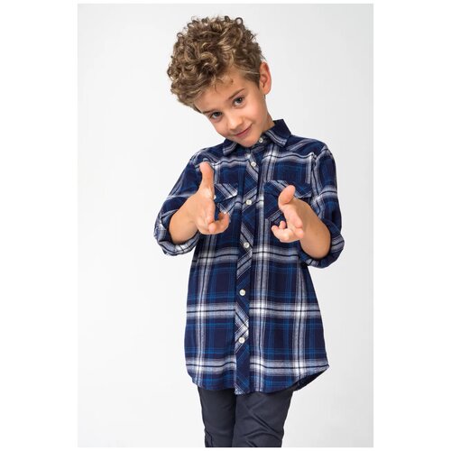 фото Рубашка ido размер 152, синий