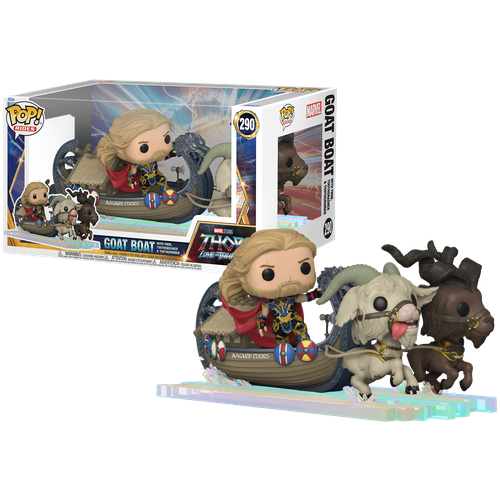 Фигурка Funko POP! Rides Bobble Marvel Thor Love & Thunder Goat Boat with Thor