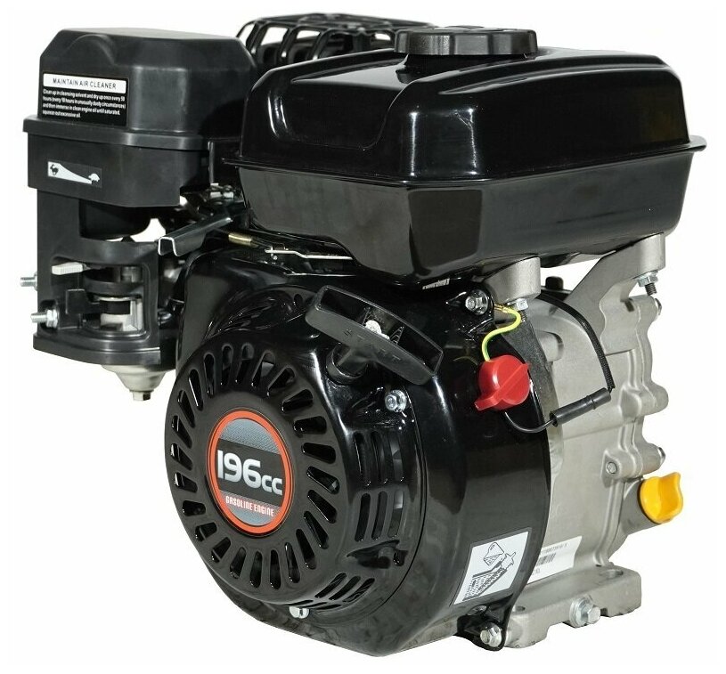 Двигатель бензиновый Loncin H200 (A type) D20 (65л с 196куб вал 20мм ручной старт)