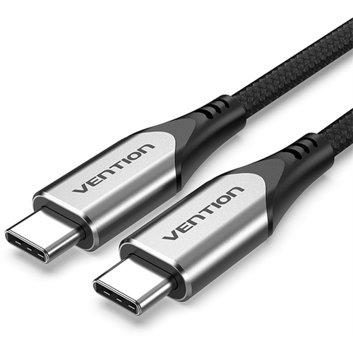 Кабель Vention USB-C to USB-C 3.1 Cable 1.5M Cotton Braided Gray (TAAHG) кабель vlp diamond cable usb c to usb c cable 1 2m цвет gray