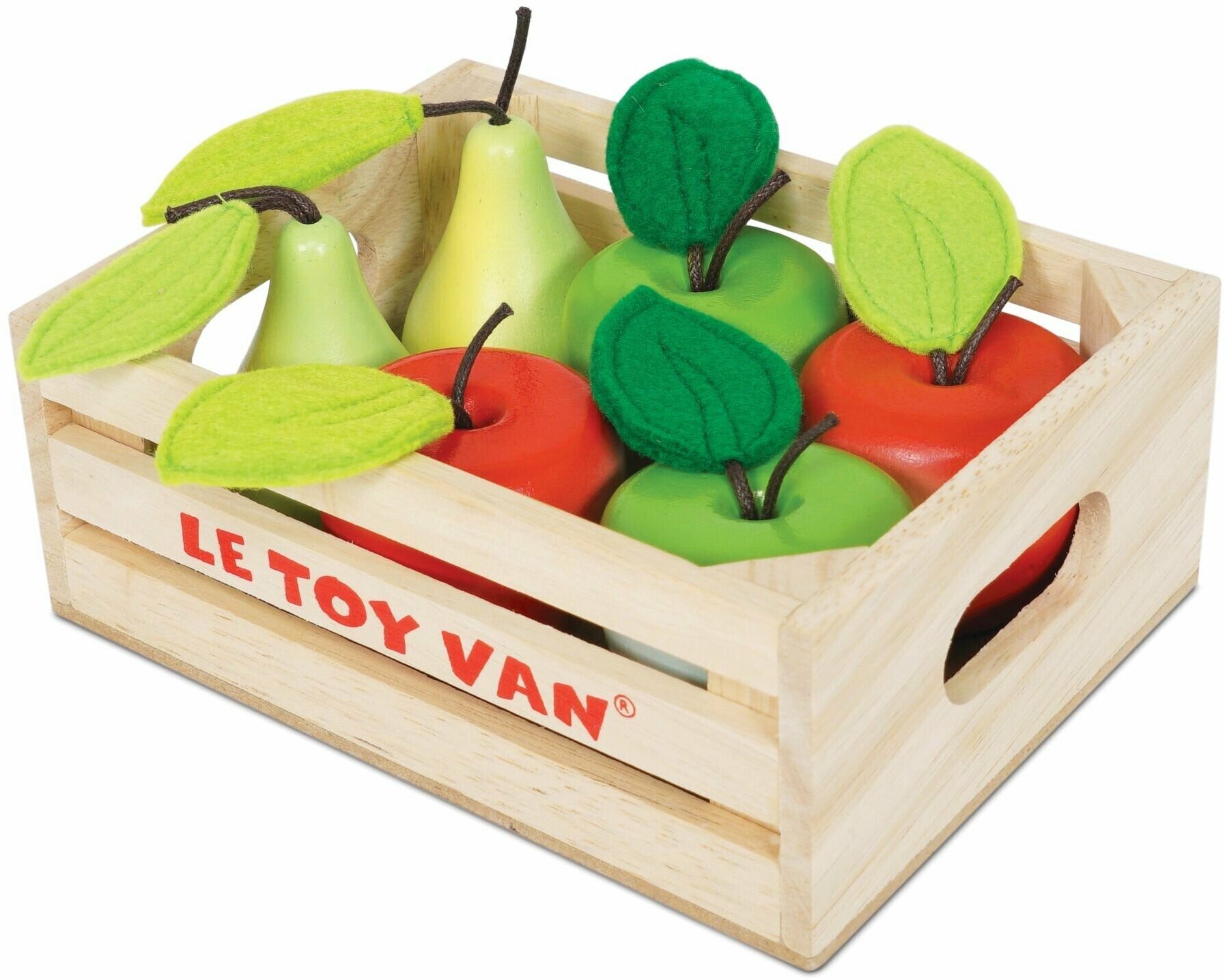 Игрушечная еда Яблоки и груши в ящичке, Le Toy Van