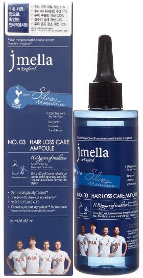 JMELLA IN ENGLAND SILVER MOUNTAIN HAIR LOSS CARE AMPOULE Ампульная сыворотка против выпадения волос 