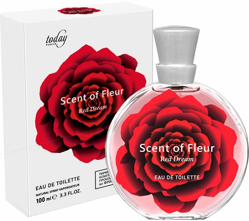 Today Parfum Туалетная вода женская Scent of Fleur Red Dream 100мл