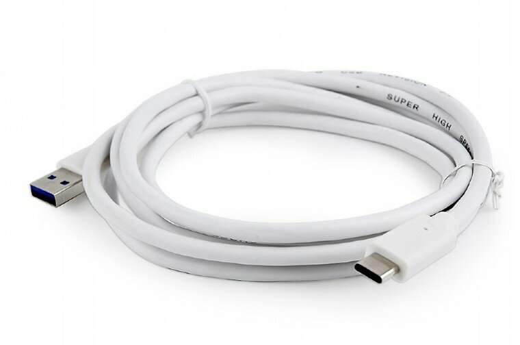 Кабель Cablexpert USB - USB Type-C (CCP-USB3-AMCM-6), 1.8 м, белый - фото №16
