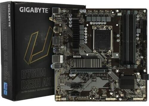 Материнская плата Gigabyte B760M DS3H AX DDR4