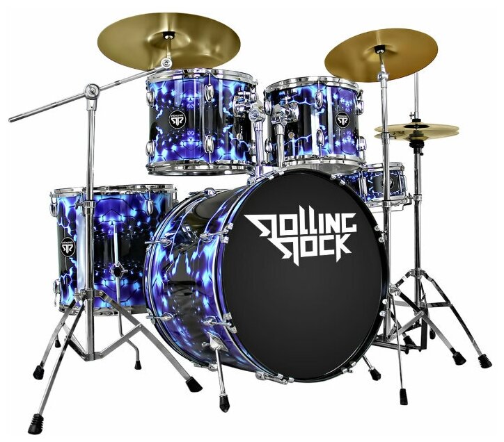   Rolling Rock JR-2232C Blue Snake