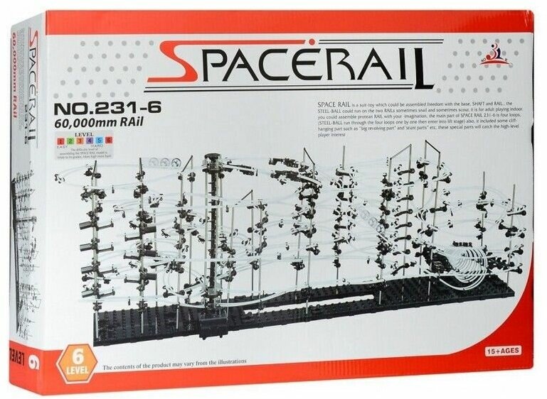 Конструктор динамический Spacerail, 60м, Level 6 - 231-6