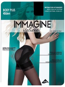 Колготки Immagine Body Plus 40, nero (черный), 2