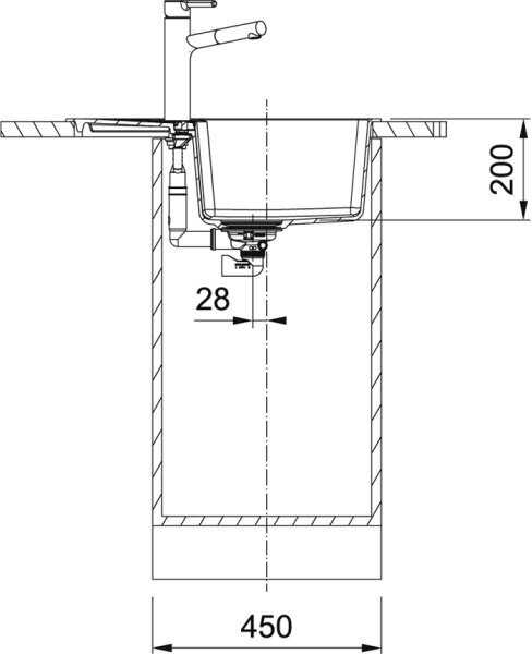 Кухонная мойка FRANKE Centro CNG 611/211-62 бежевый (114.0639.679) - фотография № 4