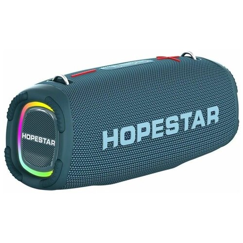 Портативная беспроводная Bluetooth колонка HOPESTAR A6 Max с микрофоном 80Втпортативная акустикаблютуз колонка Синяя 869000₽