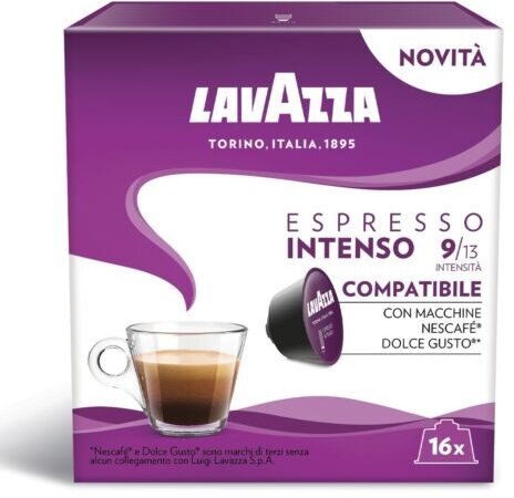 Кофе в капсулах формата DOLCE GUSTO, LAVAZZA "INTENSO", 16 шт.