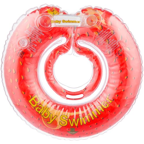 Круг для купания Baby Swimmer 6-36 мес. Красный полуцветный BS12R