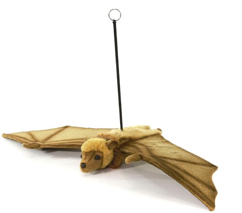 Мягкая игрушка Hansa Creation Лисица летучая, 67 см, коричневый