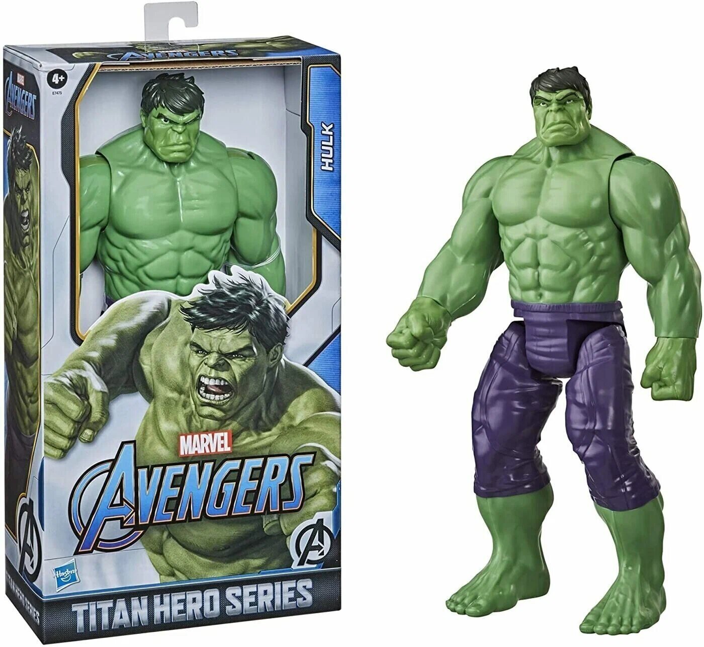 Фигурка Hasbro Avengers Titan Hero Халк Делюкс E7475, 30.4 см, 2 дет. - фото №3