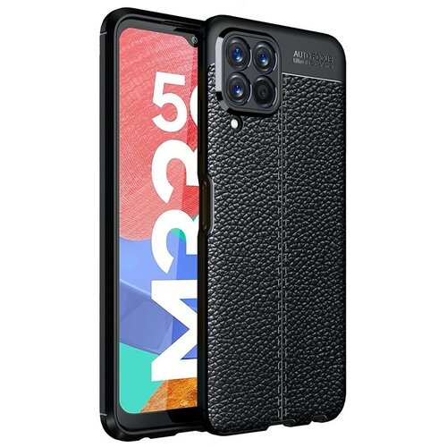 Накладка силиконовая для Samsung Galaxy M33 5G M336 под кожу чёрная