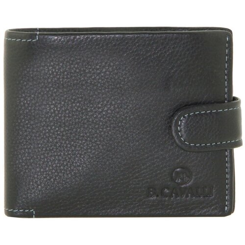 фото Кошелек b.cavalli, фактура зернистая, черный