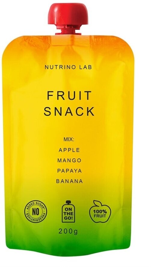 Пюре Nutrino Lab из яблока, манго, папайи, банана (без сахара)