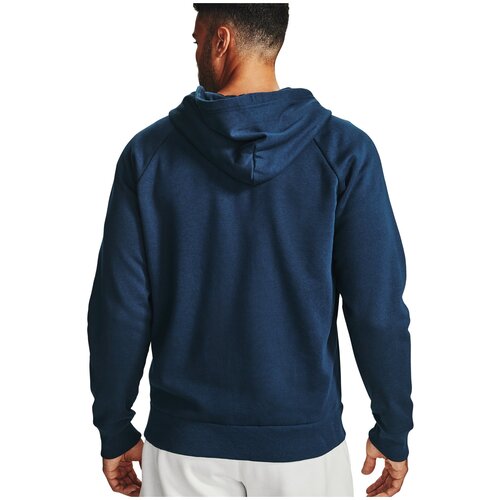 фото Толстовка under armour rival fleece full zip hoodie белый lg 1357111-408