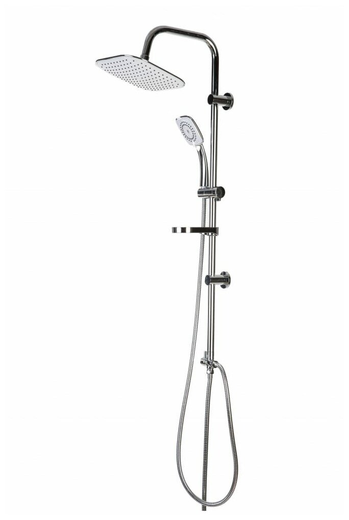 фото Душевая стойка stOMEGA c двумя лейками к смесителю. арт. Н-1701