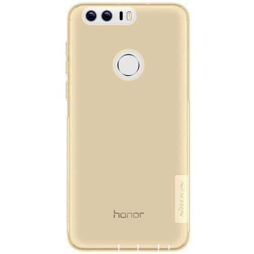 Накладка силиконовая Nillkin Nature TPU Case для Honor 8 прозрачно-золотая