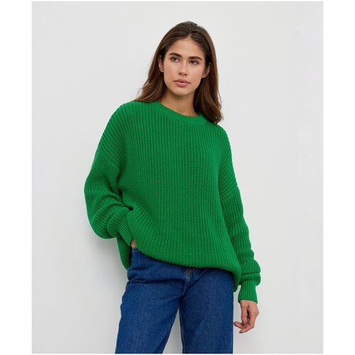 фото Джемпер kivi clothing, размер 40/48, зеленый