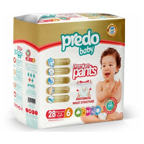 фото Predo baby трусики 6 (15+ кг) 28 шт.