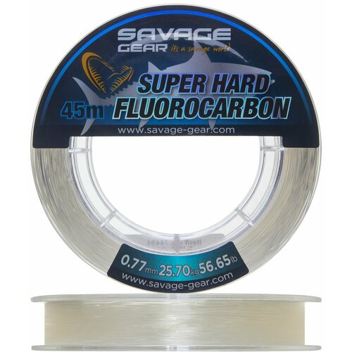 Флюорокарбон Savage Gear Super Hard Fluorocarbon 0,77мм 45м (clear)