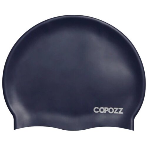 Шапочка для плавания (силиконовая) COPOZZ YM-3823 темно-синяя шапочка для плавания силиконовая copozz ym 3824 фламинго