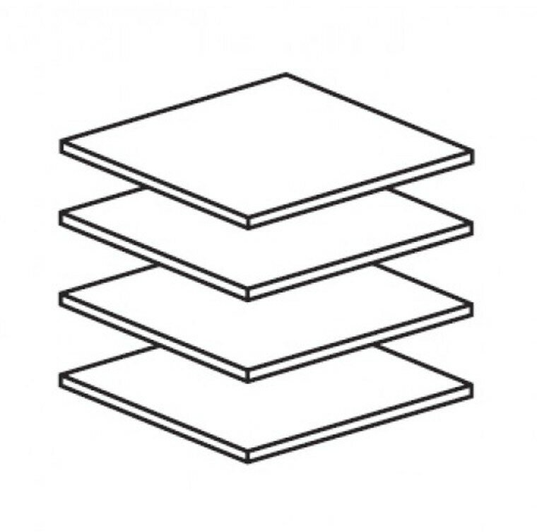 Полки для шкафа Стратегия Y81 (4 штуки)