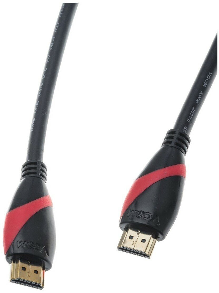 Кабель HDMI 19M/M ver. 2.0 black red, 1.8m VCOM <CG525-R-1.8> VCOM HDMI (m) - HDMI (m) 1.8м (CG525-R-1.8) - фото №19