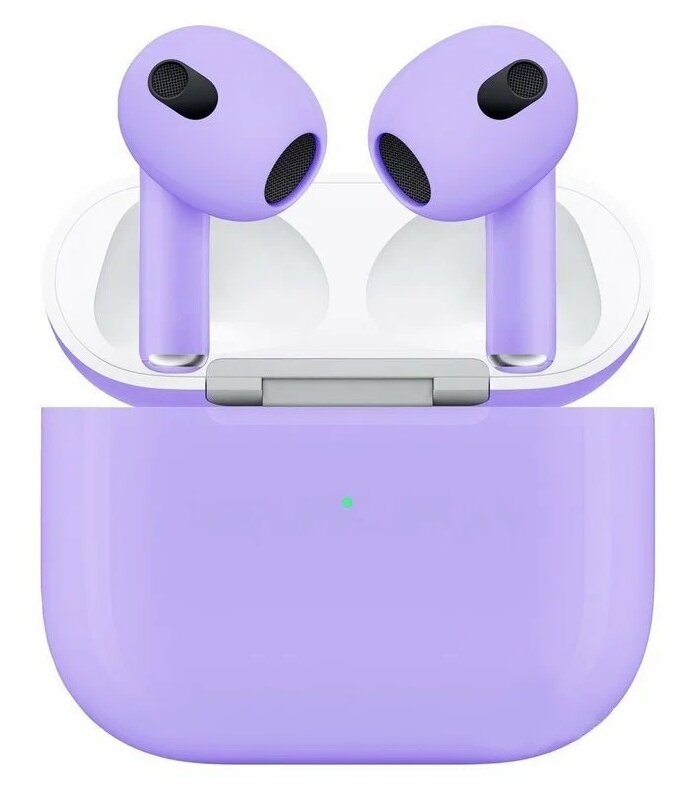 Беспроводные наушники Apple AirPods 3 Color Lightning Charging Case, фиолетовый матовый