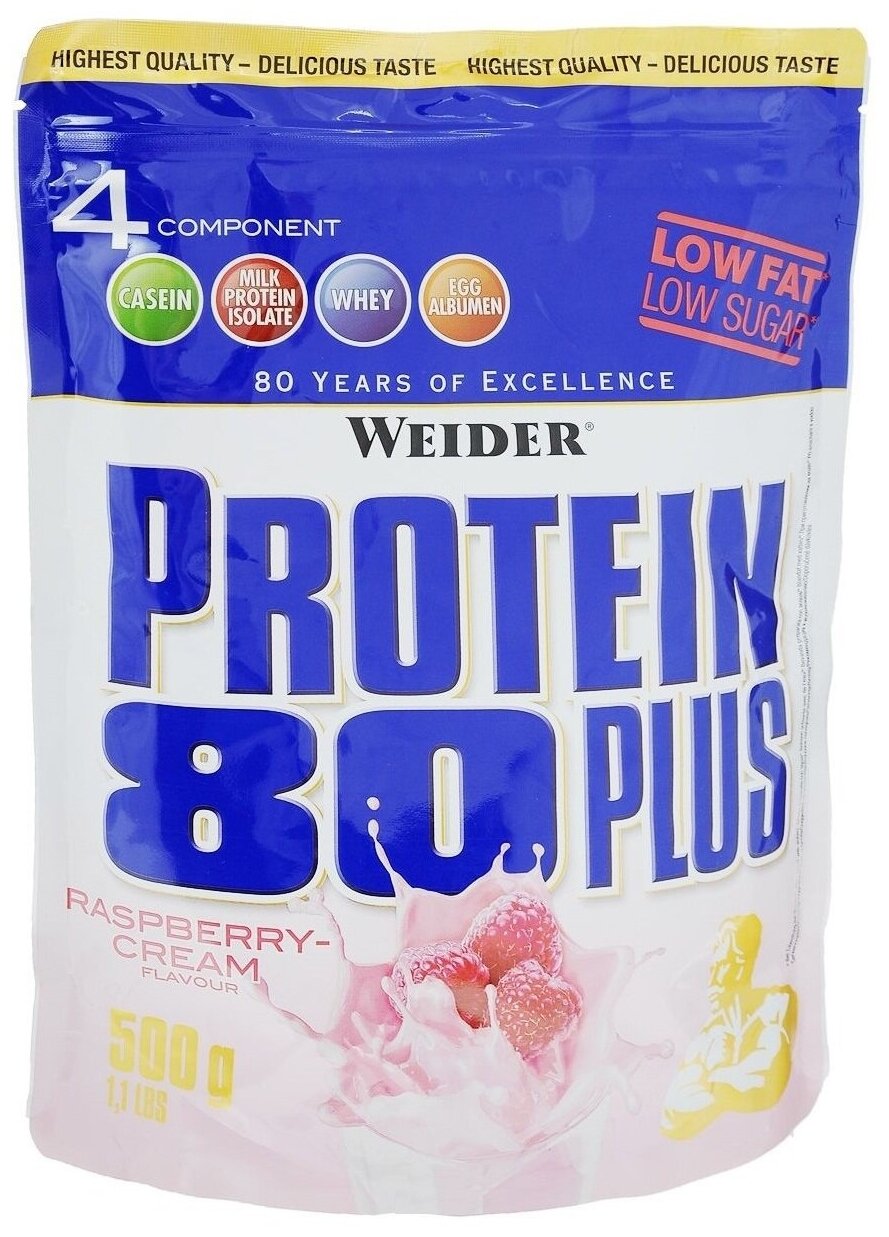 Протеин Weider Protein 80 Plus 500 г