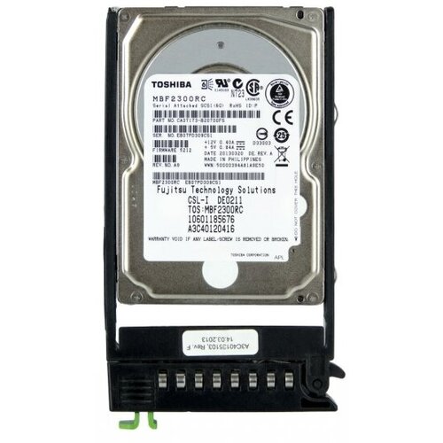 Жесткий диск Fujitsu 10601185676 300Gb SAS 25 HDD 3788000₽