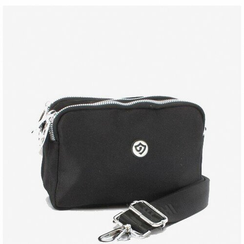 фото Сумка jielshi, фактура зернистая, черный