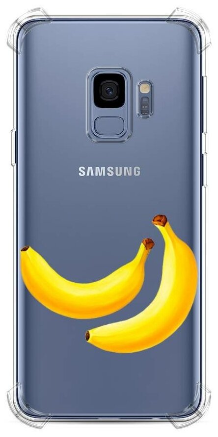 Противоударный силиконовый чехол "Банана!" на Samsung Galaxy S9 / Самсунг Галакси С9