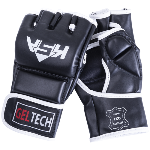 фото Перчатки для mma ksa lion gel black, к/з, s