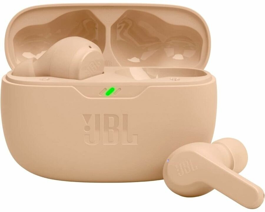 Беспроводные наушники JBL Wave Beam RU, песочный