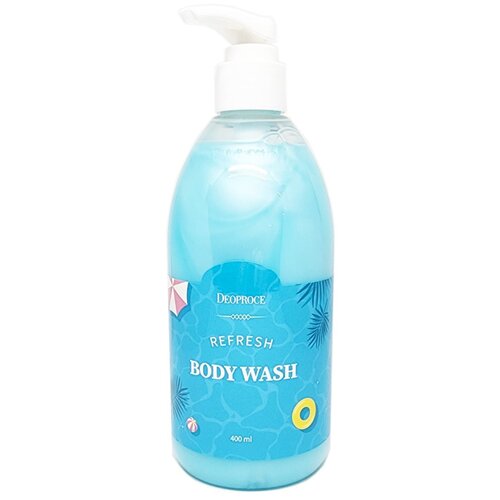 Deoproce Гель для душа освежающий - refresh body wash, 400мл