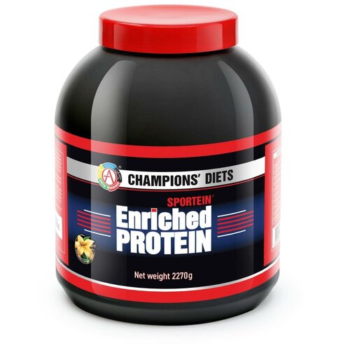 Протеин Академия-Т Sportein Enriched Protein, 2270 гр., ваниль протеин академия т whey fit protein 2270 гр шоколад