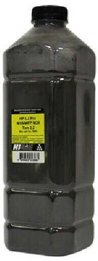 Тонер Hi-Black для HP LJ Pro M15/MFP M28, Тип 2.2, Bk, 1 кг, канистра, черный