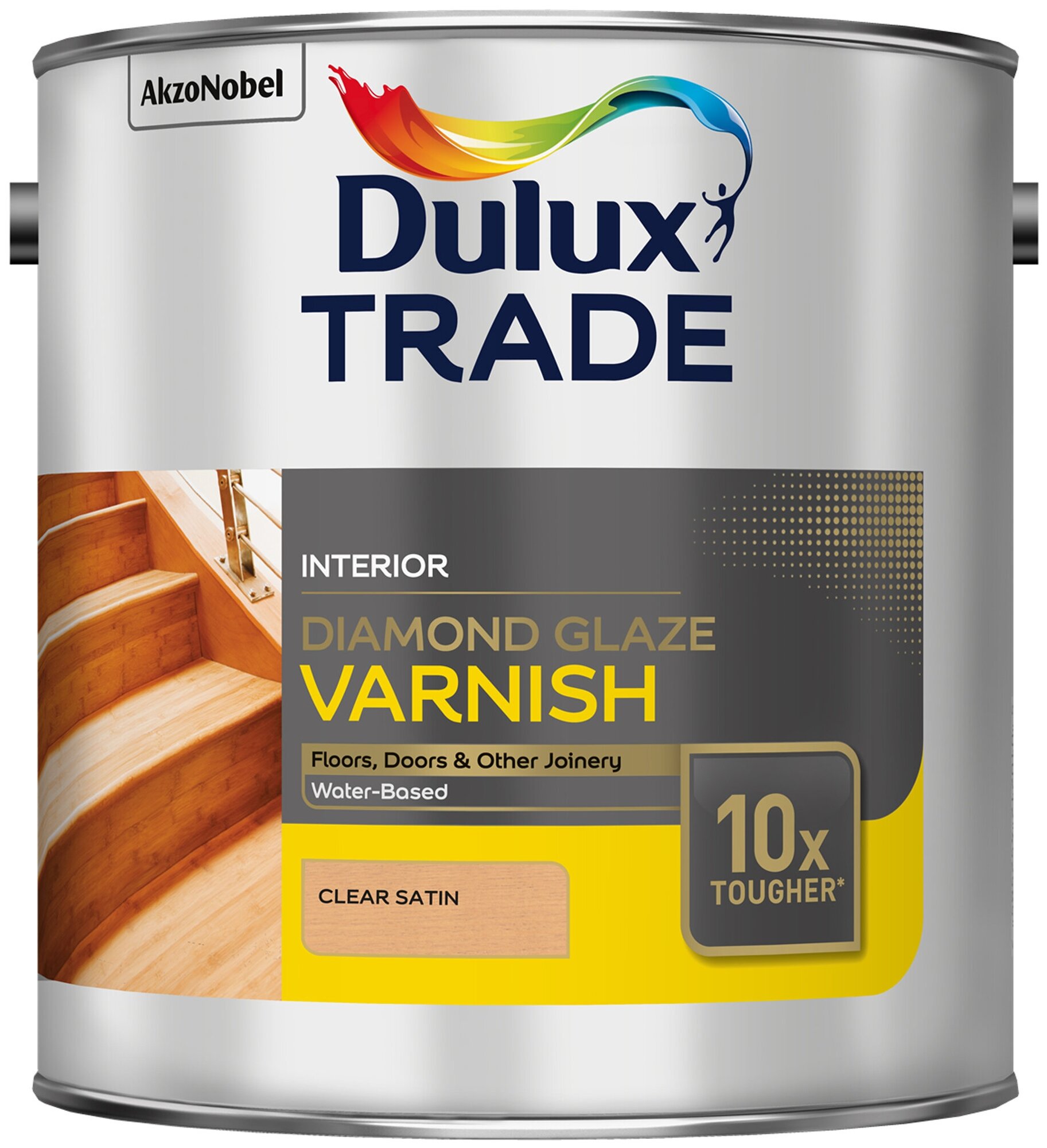 DULUX Лак паркетный DIAMOND GLAZE водный п/матовый 5л