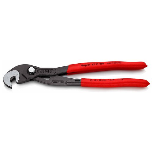 Сантехнические клещи Knipex 87 41 250 250 мм красный