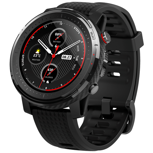 Умные часы Amazfit Stratos 3 Wi-Fi, черный