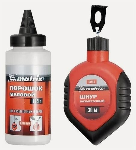 Изображение товара Шнур разметочный MATRIX с красной краской
