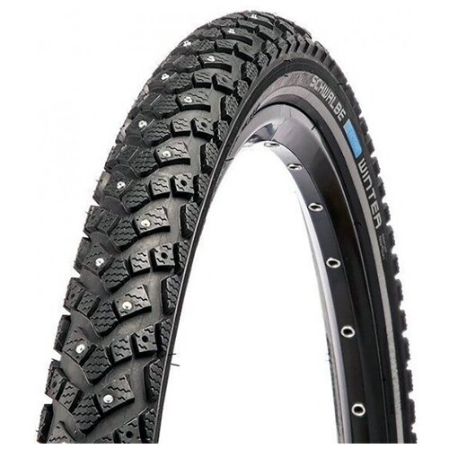 фото Велопокрышка schwalbe winter 18"x1.60 (42-355), 76 шипов, k-guard, twinskin, b/b+rт, hs396, 50epi, 11100906.01