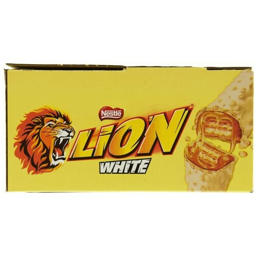 Шоколадный батончик Lion White Chocolate 42 грамм 40 шт. (упаковка)