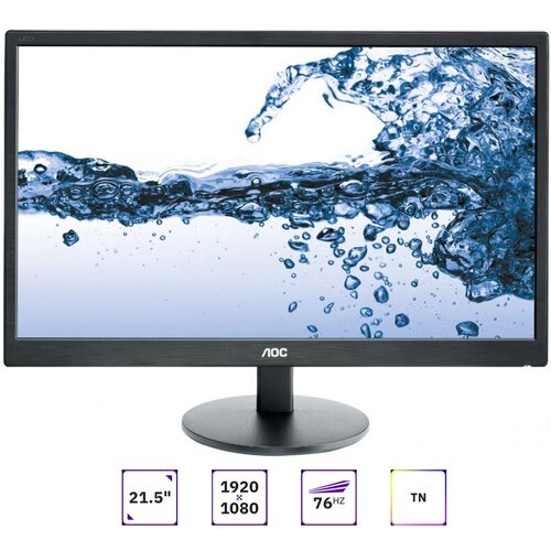 Монитор 215 AOC E2270SWHN TN 1920x1080 черный 1106100₽